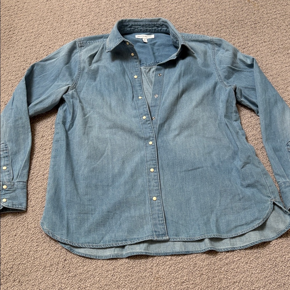 BANANA REPUBLIC THE EVERYDAY DENIM WESTERN SHIRT - Picture 6 of 8